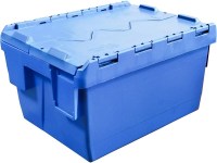 Ящик пластиковый с крышкой 400x300x230 мм