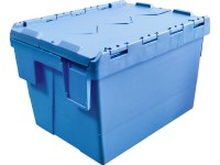 Ящик пластиковый с крышкой для хранения 400х300х265 мм