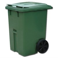 Пластиковый евроконтейнер для мусора 370 л